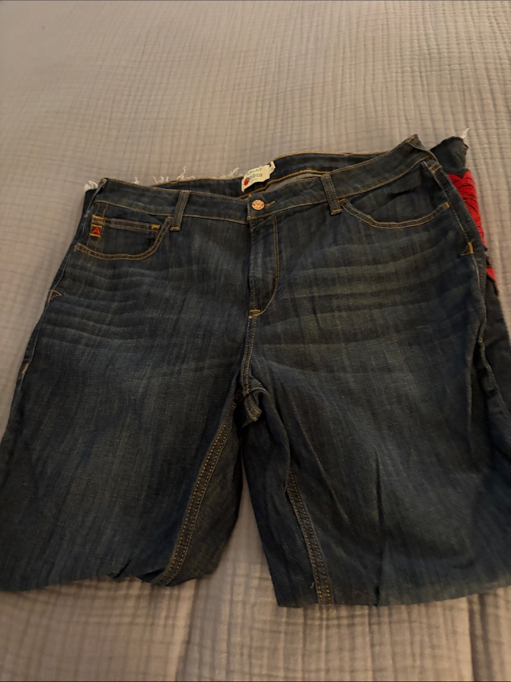 Ariat Women's Dark Blue Wide Leg Jeans